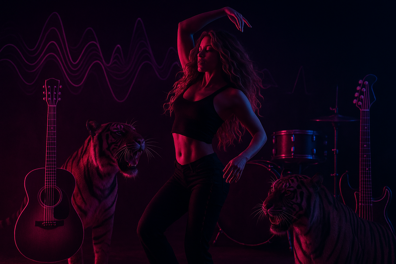 Shakira Dances With Tigers & Debuts ‘Dai Dai’ at 2026 U.S. Tour Kick-Off: Best Photos